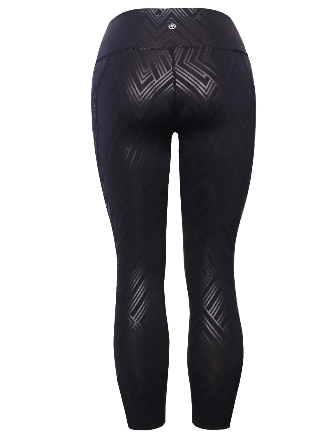 22" inseam 3D Printed Pilates Pants DIAMOND_Pilates
