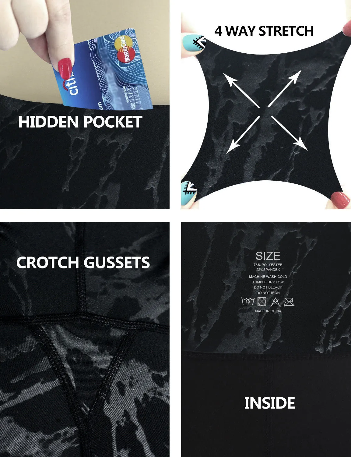 22" inseam 3D Printed Pilates Pants PAINT_Pilates