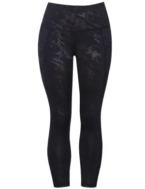 22" inseam 3D Printed Pilates Pants PAINT_Pilates