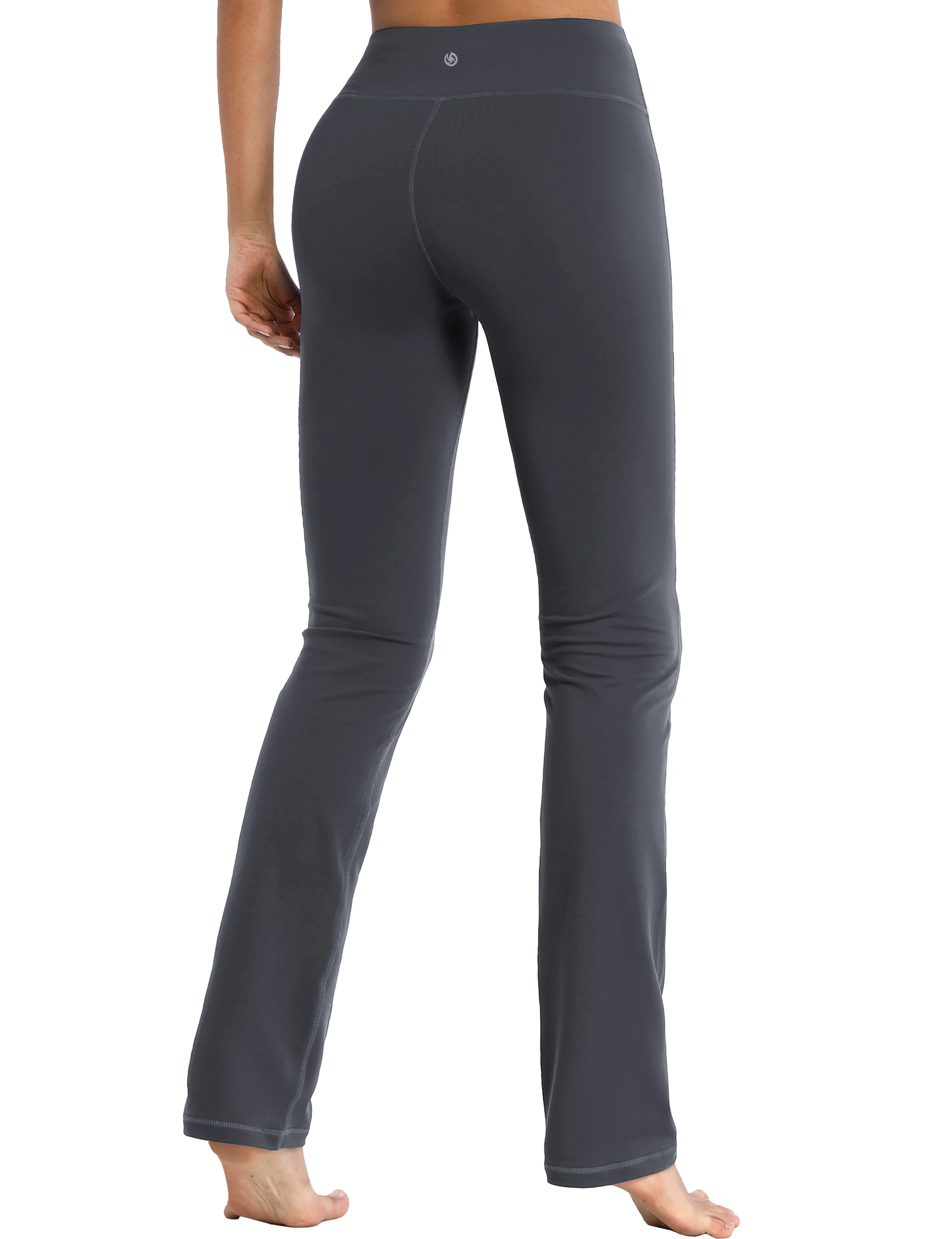 29" 31" 33" 35" Straight Leg Leggings shadowcharcoal_Pilates