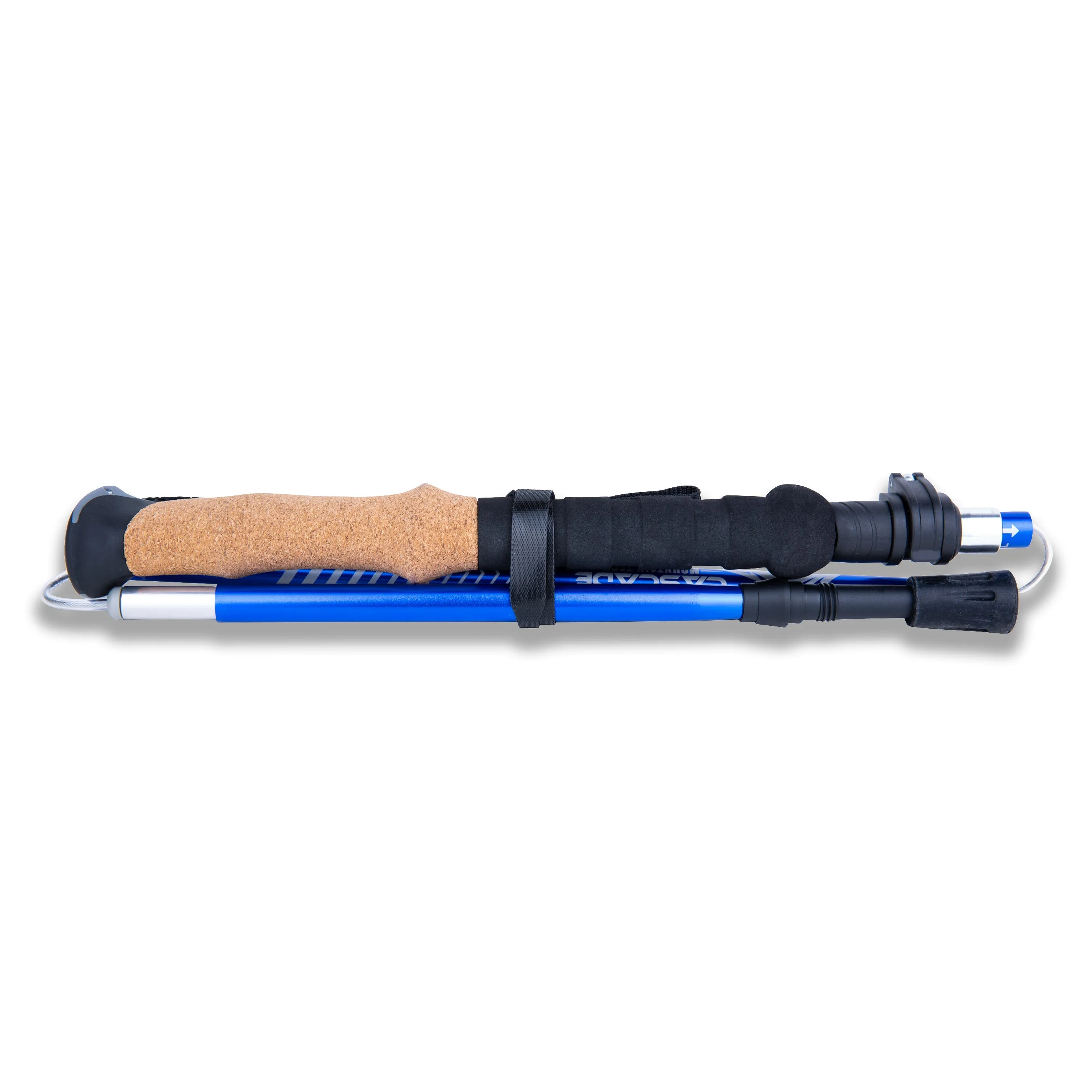 Aluminum Folding Trekking Pole w/ Steel Cable