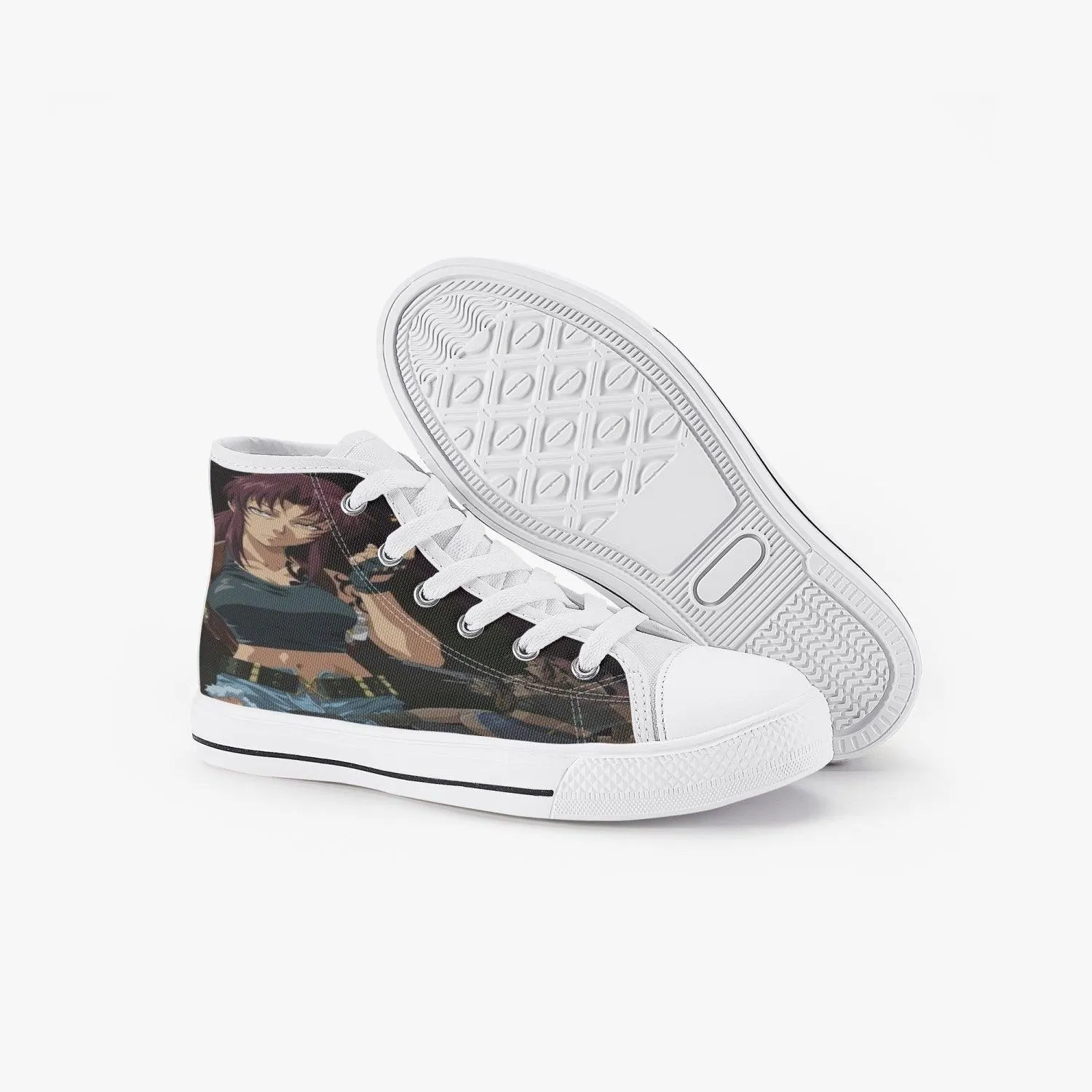 Black Lagoon Revy Kid’s A-Star High Anime Shoes