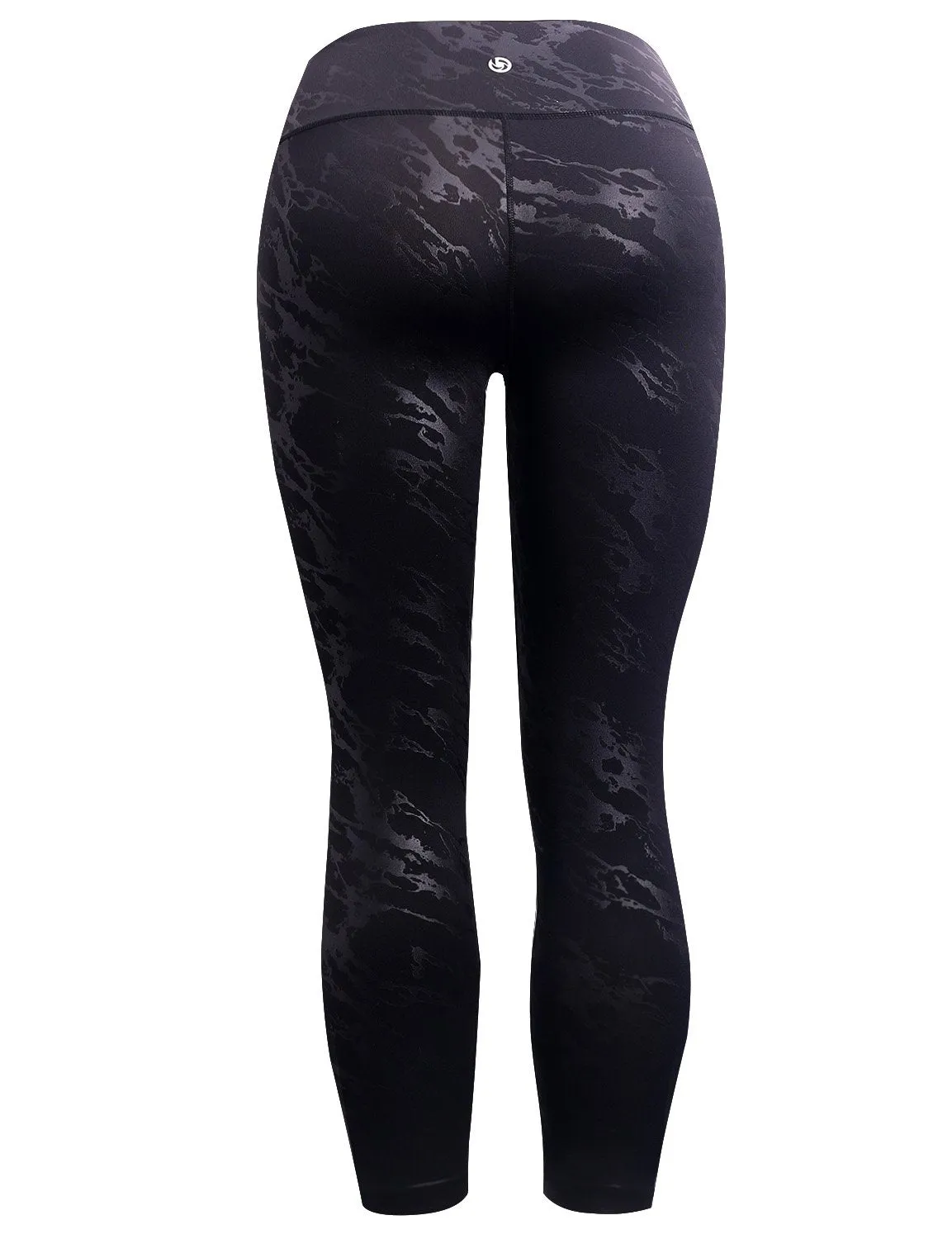 BUBBLELIME 78P/22S Embossed Pattern Pilates Pants 22" /26" inseam_Pilates