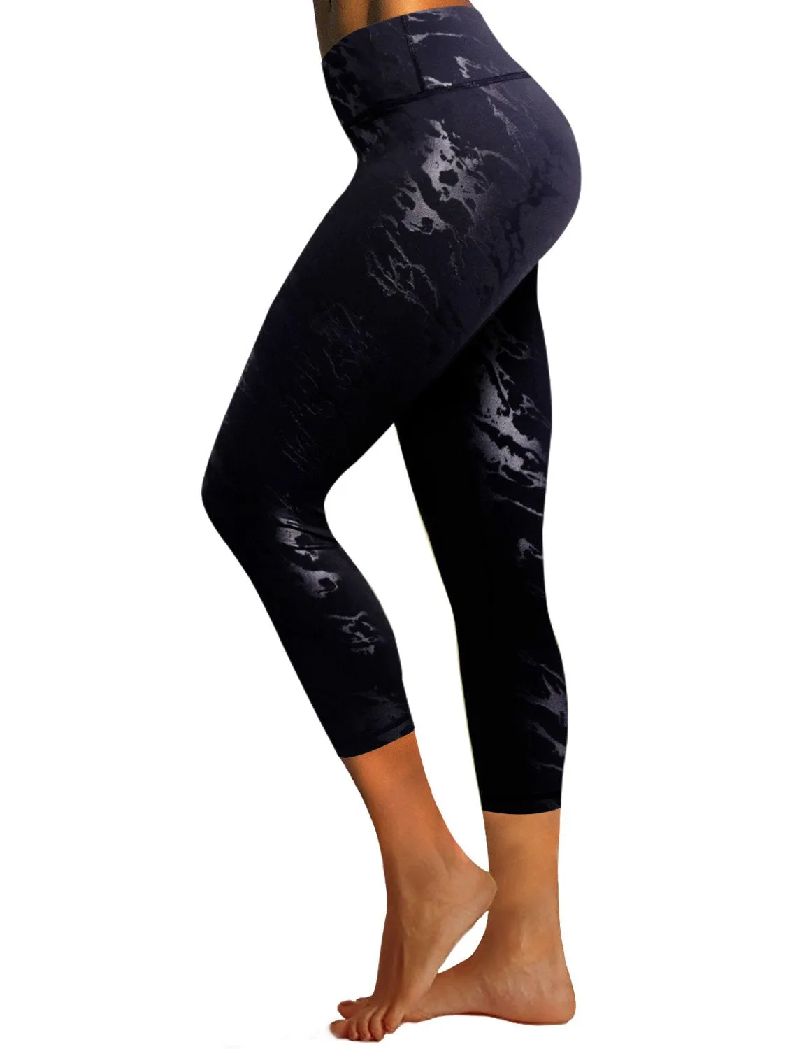 BUBBLELIME 78P/22S Embossed Pattern Pilates Pants 22" /26" inseam_Pilates