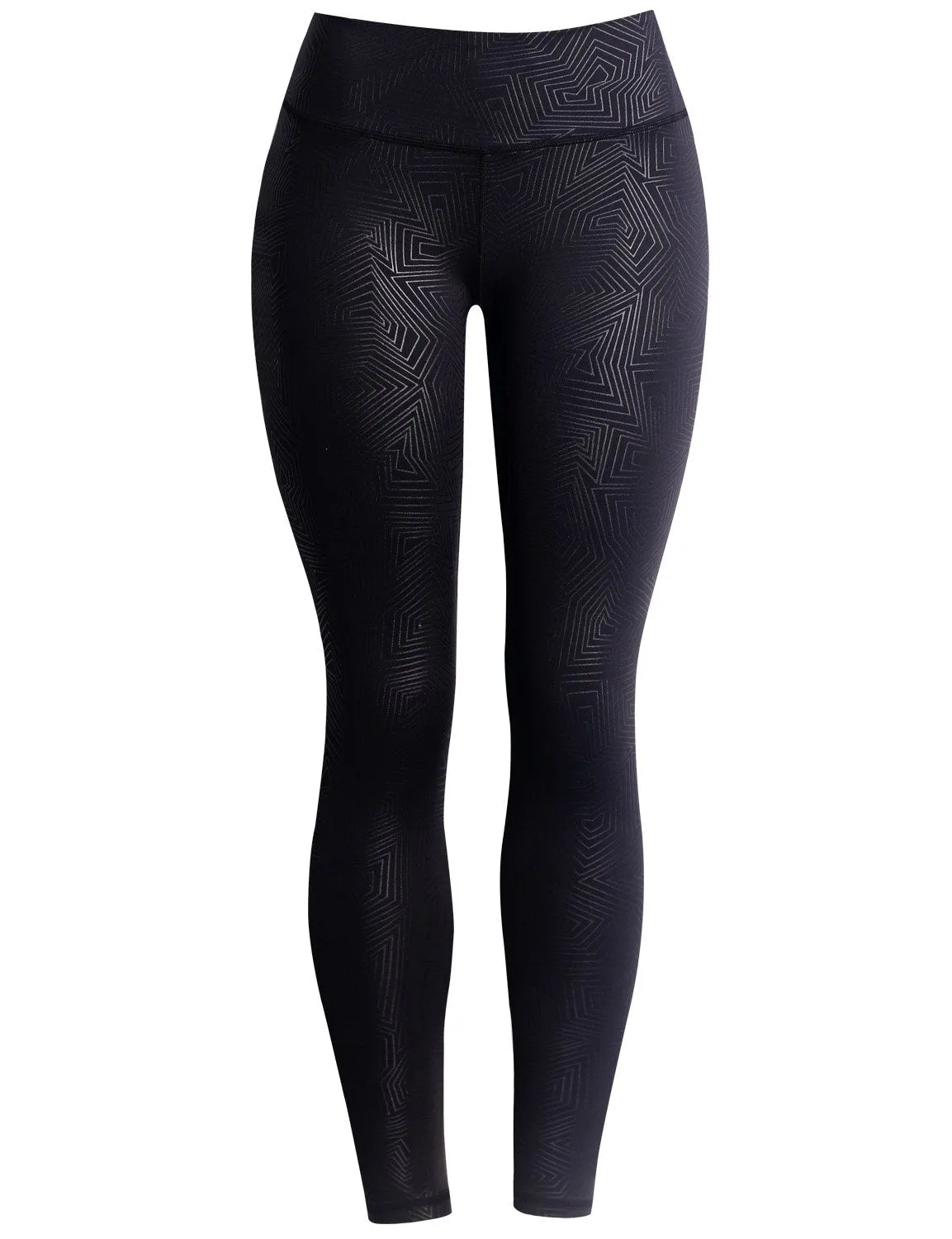 BUBBLELIME 78P/22S Embossed Pattern Pilates Pants 22" /26" inseam_Pilates