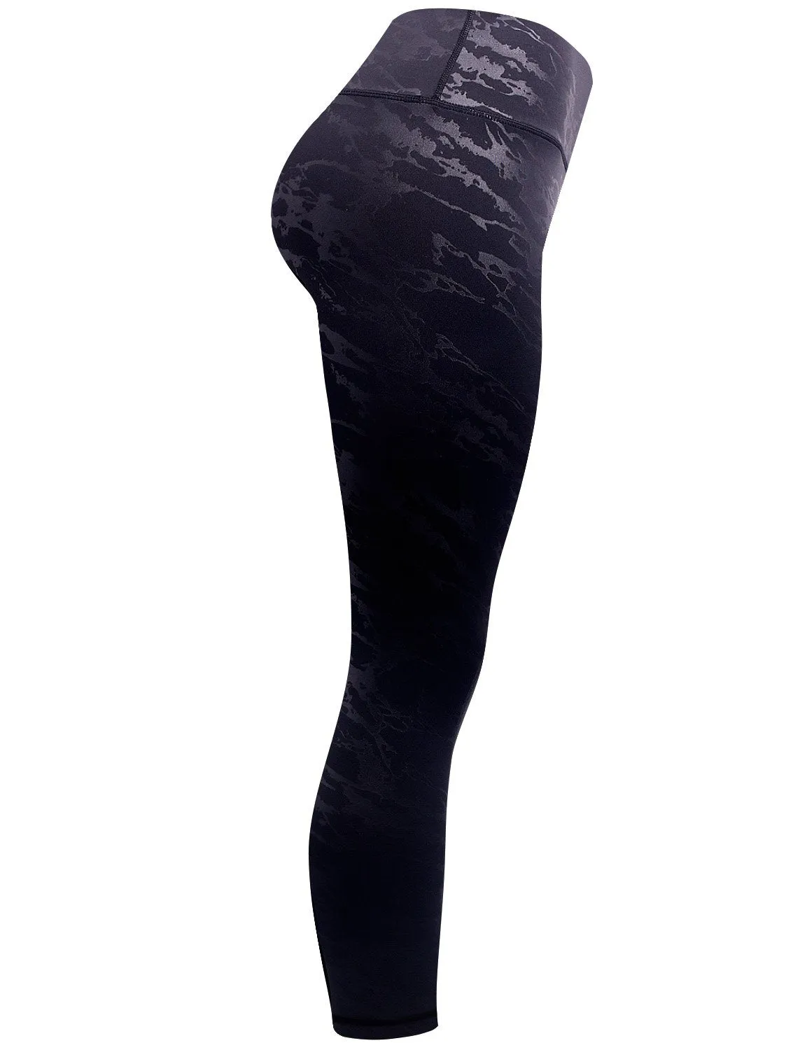 BUBBLELIME 78P/22S Embossed Pattern Pilates Pants 22" /26" inseam_Pilates