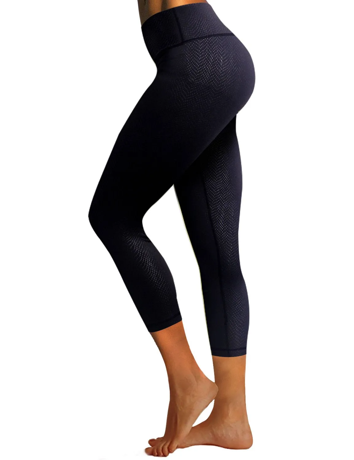 BUBBLELIME 78P/22S Embossed Pattern Pilates Pants 22" /26" inseam_Pilates