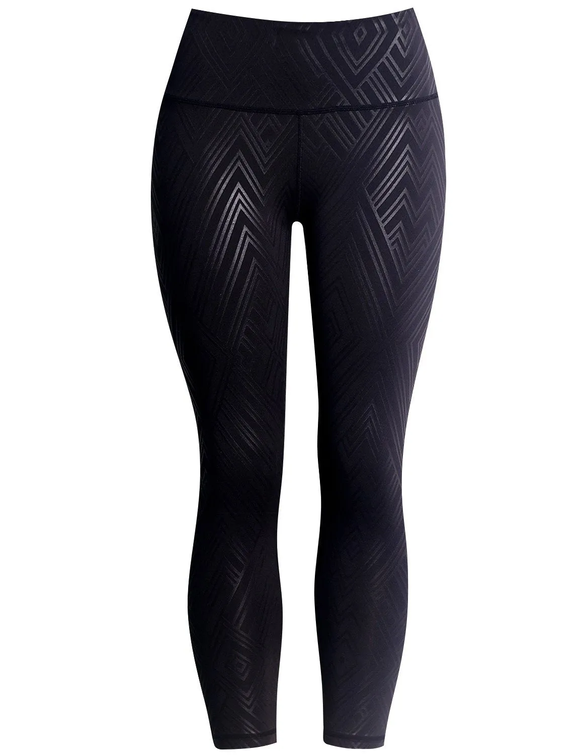 BUBBLELIME 78P/22S Embossed Pattern Pilates Pants 22" /26" inseam_Pilates