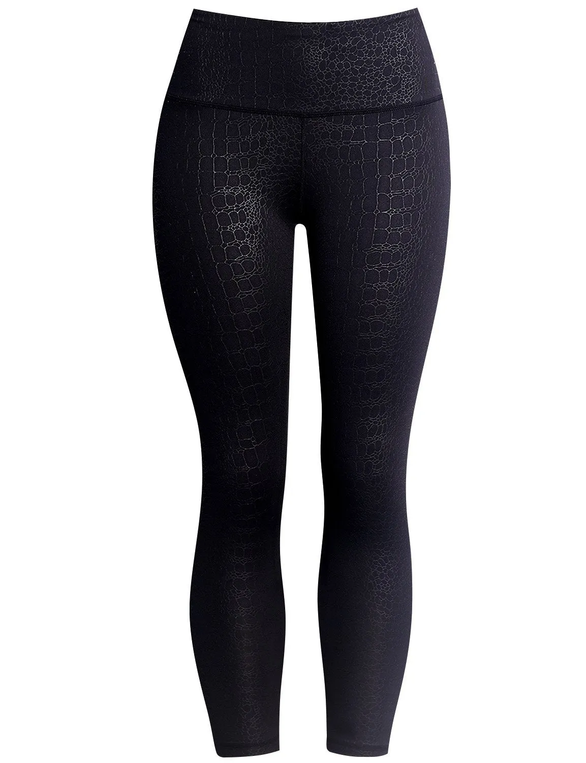 BUBBLELIME 78P/22S Embossed Pattern Pilates Pants 22" /26" inseam_Pilates