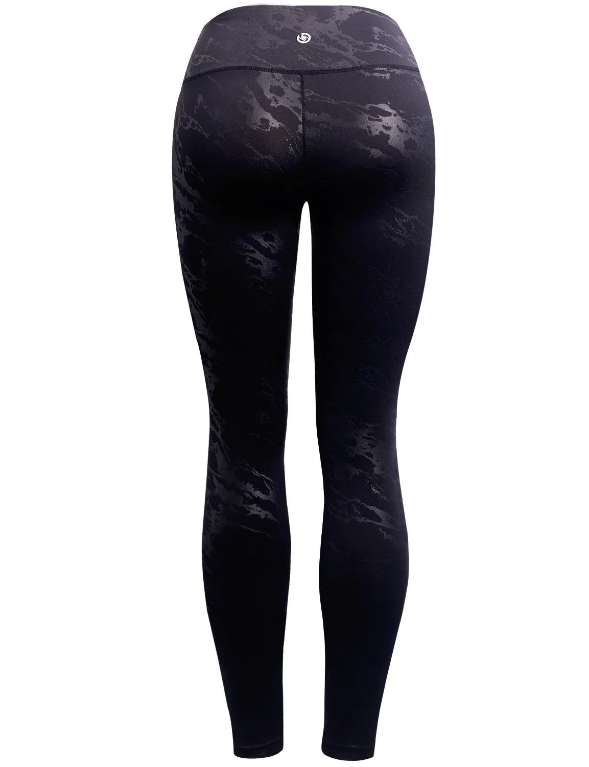 BUBBLELIME 78P/22S Embossed Pattern Pilates Pants 22" /26" inseam_Pilates