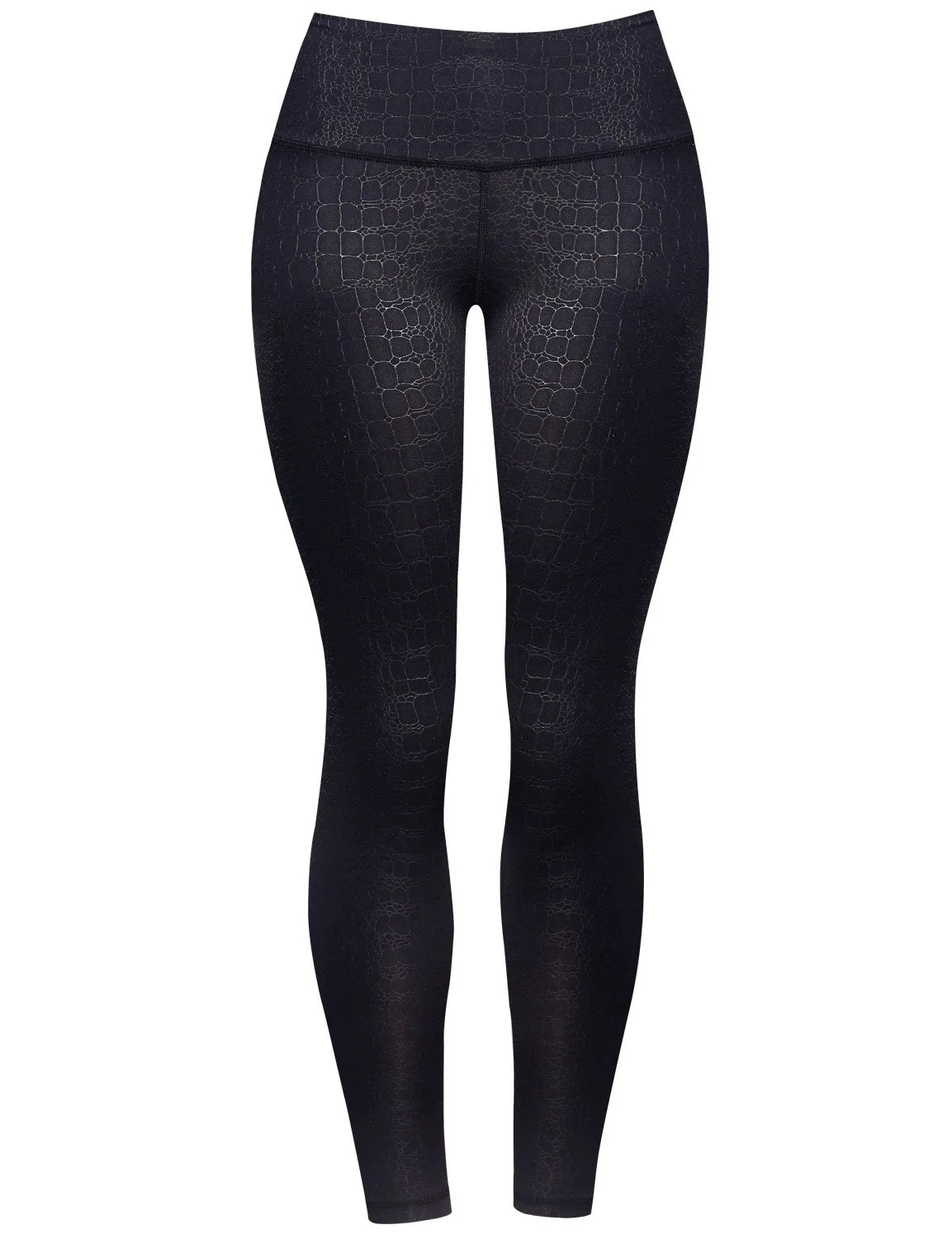 BUBBLELIME 78P/22S Embossed Pattern Pilates Pants 22" /26" inseam_Pilates