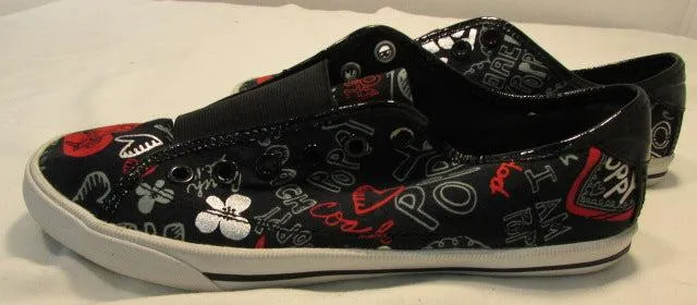Coach Bev Canvas Poppy Sneakers