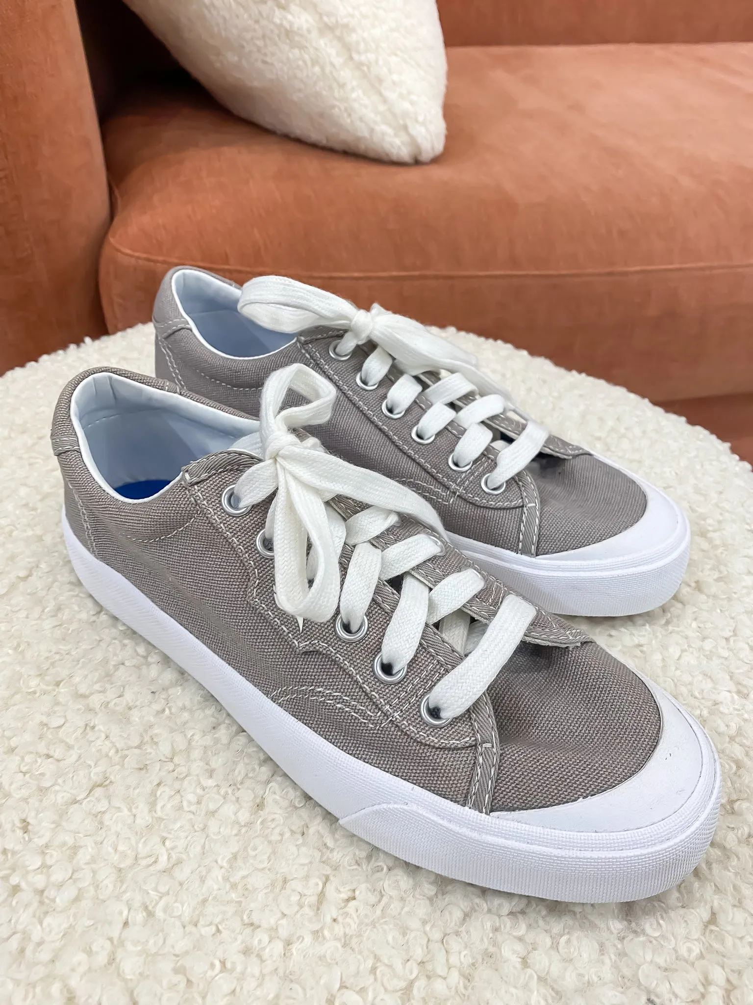 Crew Kick 75 Canvas Sneaker - Grey