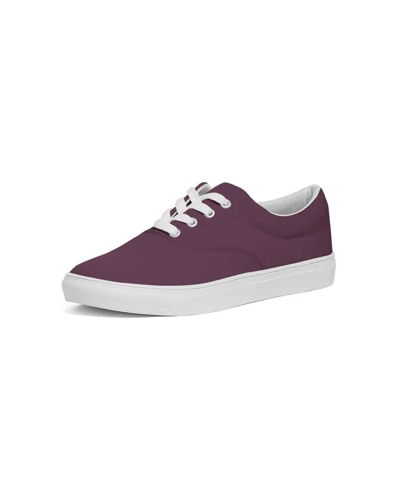 Dark Magenta Women's Canvas Sneakers | Women's | Dark Pastel Magenta | C0M60Y0K80