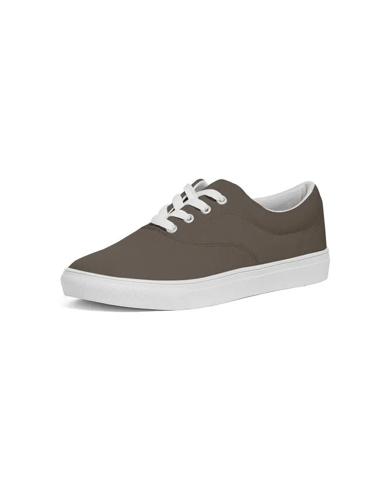 Dark Orange Brown Women's Canvas Sneakers | Women's | Dark Pale Pastel Orange Brown | C0M15Y30K80
