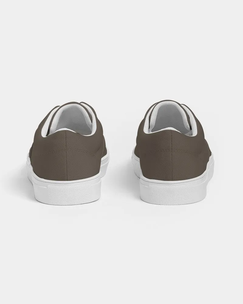 Dark Orange Brown Women's Canvas Sneakers | Women's | Dark Pale Pastel Orange Brown | C0M15Y30K80
