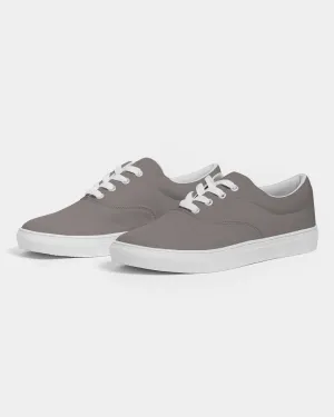 Medium Dark Red Brown Women's Canvas Sneakers | Women's | Medium Dark Pale Red Brown | C0M10Y10K60