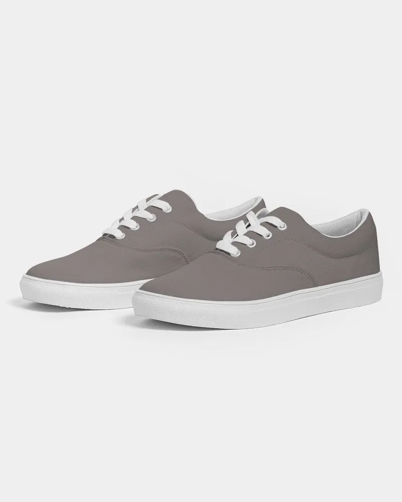 Medium Dark Red Brown Women's Canvas Sneakers | Women's | Medium Dark Pale Red Brown | C0M10Y10K60