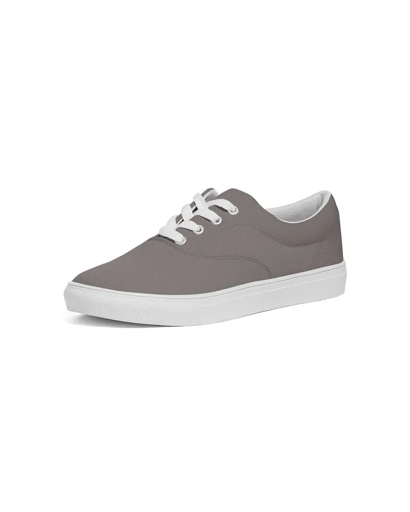 Medium Dark Red Brown Women's Canvas Sneakers | Women's | Medium Dark Pale Red Brown | C0M10Y10K60