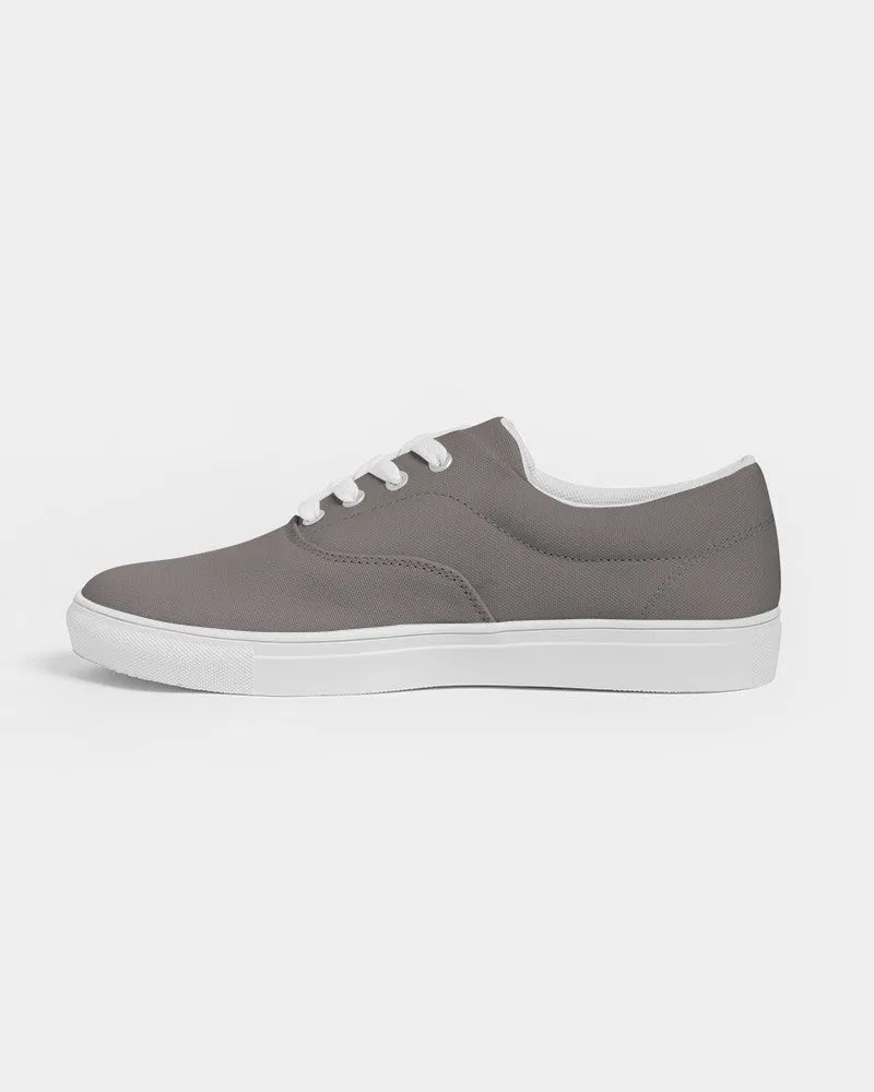 Medium Dark Red Brown Women's Canvas Sneakers | Women's | Medium Dark Pale Red Brown | C0M10Y10K60