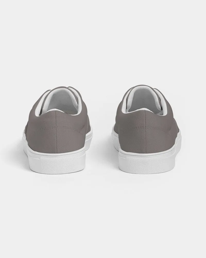 Medium Dark Red Brown Women's Canvas Sneakers | Women's | Medium Dark Pale Red Brown | C0M10Y10K60