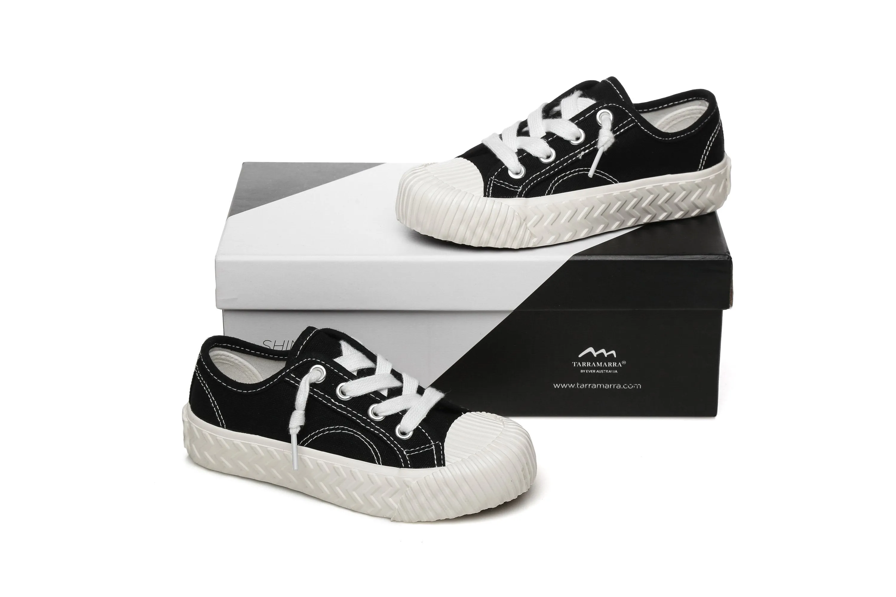 TARRAMARRA® Kids Cracker Plus Canvas Sneakers